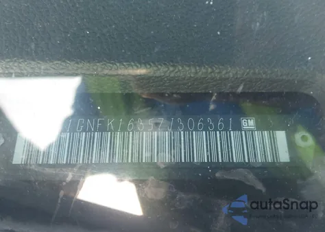 2007 Chevrolet Suburban 1500 Lt z USA, uszkodzony, nr VIN 1GNFK16357J306361